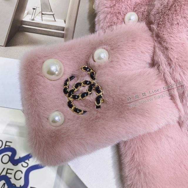 CHANEL纖維毛皮草超級保暖圍巾圍脖 香奈兒2021秋冬百搭圍脖  mmj1685